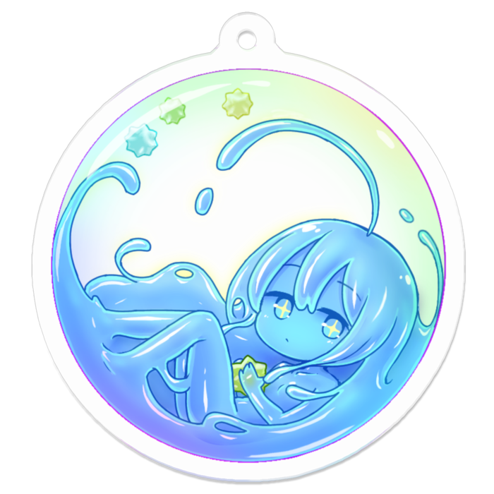 アクリルキーホルダー - 50 x 50 (mm)