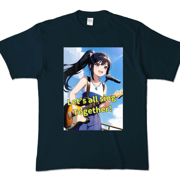 カラーTシャツ - XL - ネイビー (濃色)