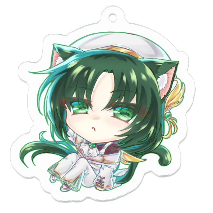 アクリルキーホルダー - 50 x 50 (mm)