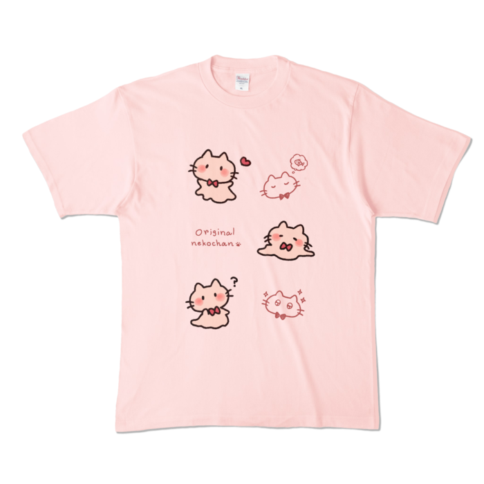 カラーTシャツ - XL - ライトピンク (淡色)