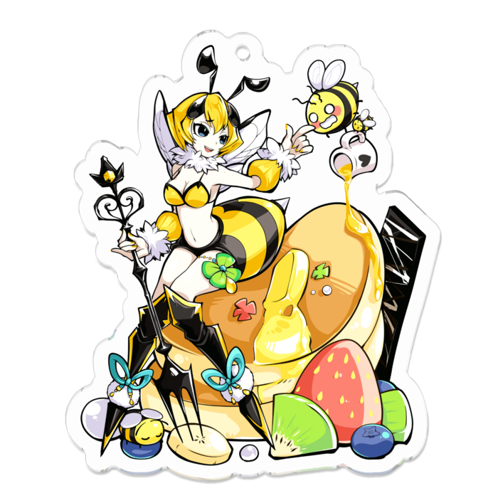 アクリルキーホルダー - 70 x 70 (mm)