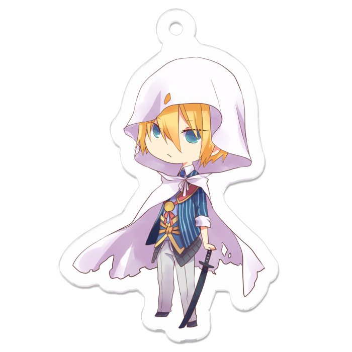 アクリルキーホルダー - 50 x 50 (mm)