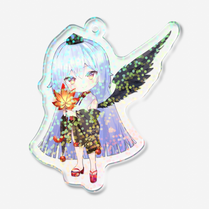 ホログラムアクリルキーホルダー - 50 × 50mm