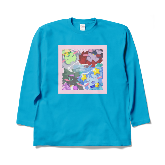 sweet dreams ロングスリーブTシャツ - XL - ターコイズ