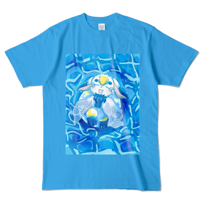 カラーTシャツ - L - ターコイズ (濃色)