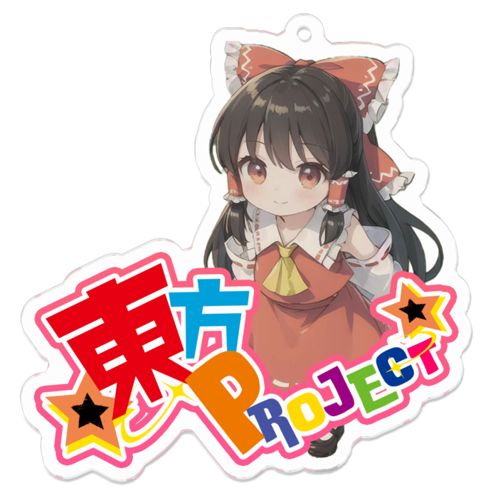 アクリルキーホルダー - 70 x 70 (mm)