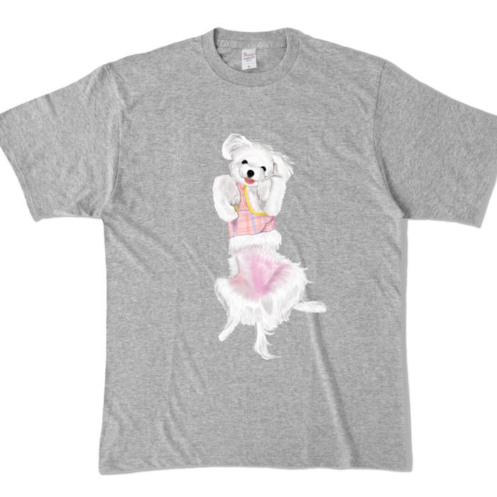 カラーTシャツ - XL - 杢グレー (濃色)