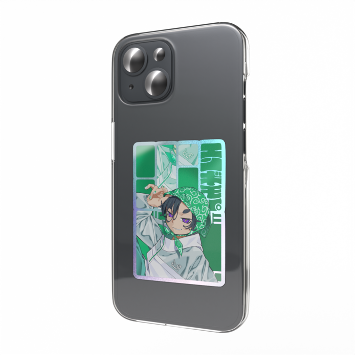 オーロラスマホステッカー - 縦