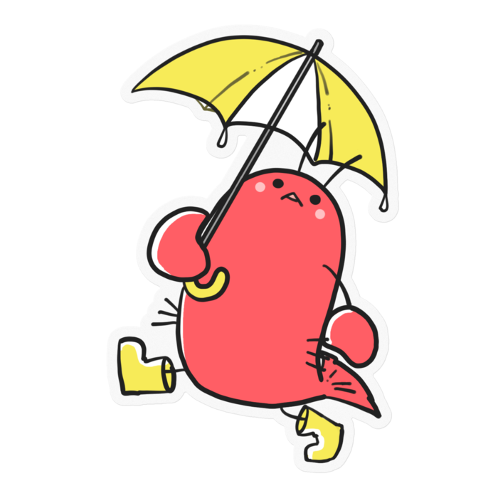 ステッカー - 100 x 100 (mm)