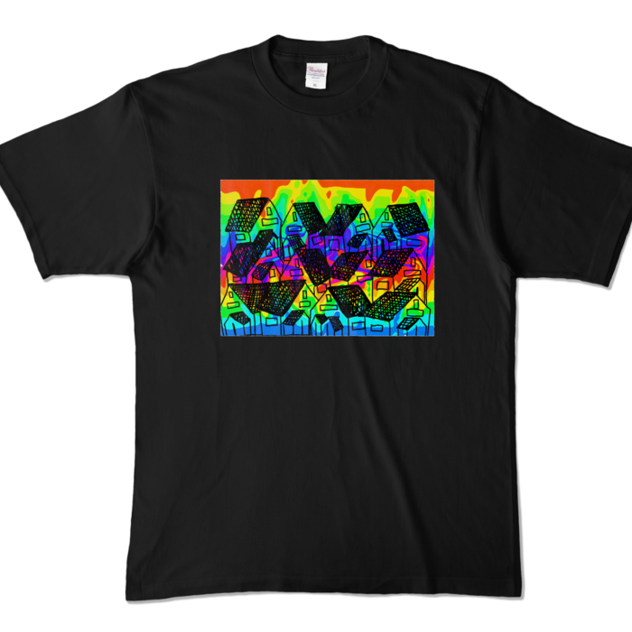 カラーTシャツ - XL - ブラック (濃色)