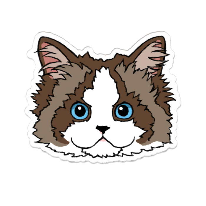 アクリルバッジ - 70 x 70 (mm)