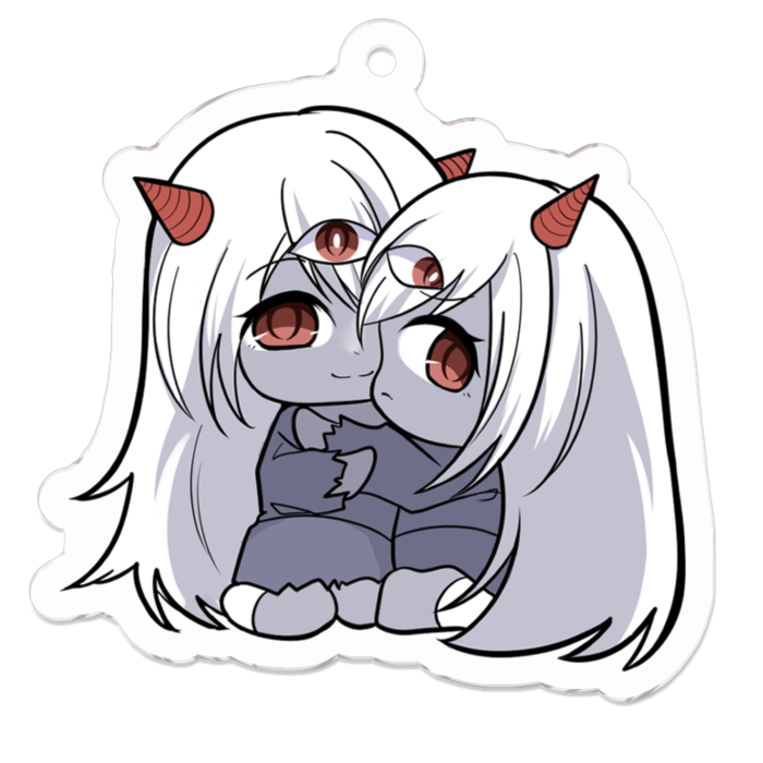 アクリルキーホルダー - 50 x 50 (mm)