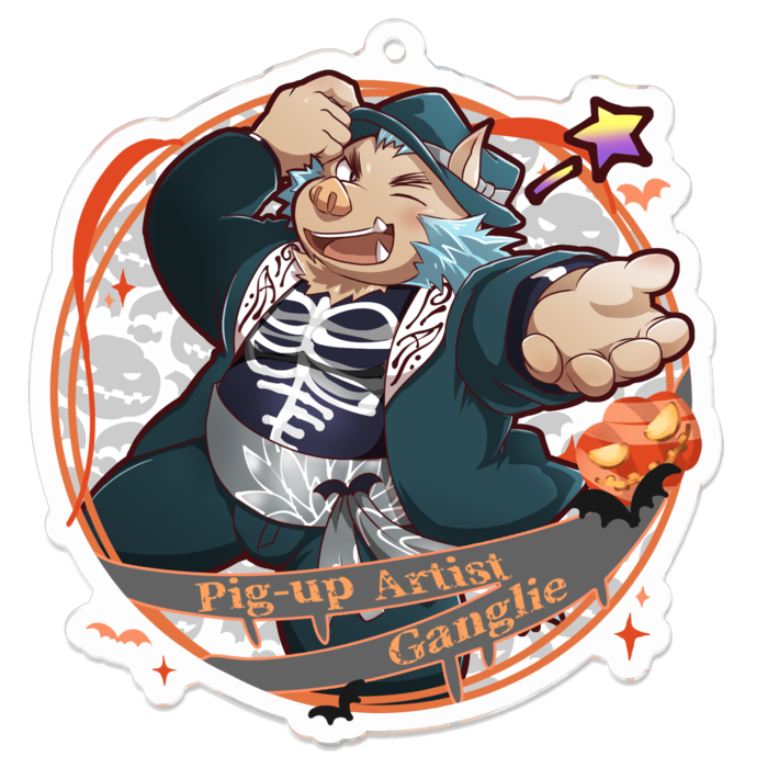 アクリルキーホルダー - 70 x 70 (mm)