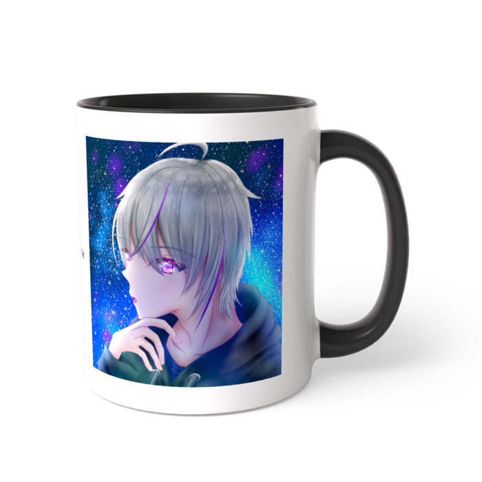 ツートンカラーマグカップ - 直径 8.2cm / 高さ 9.5cm