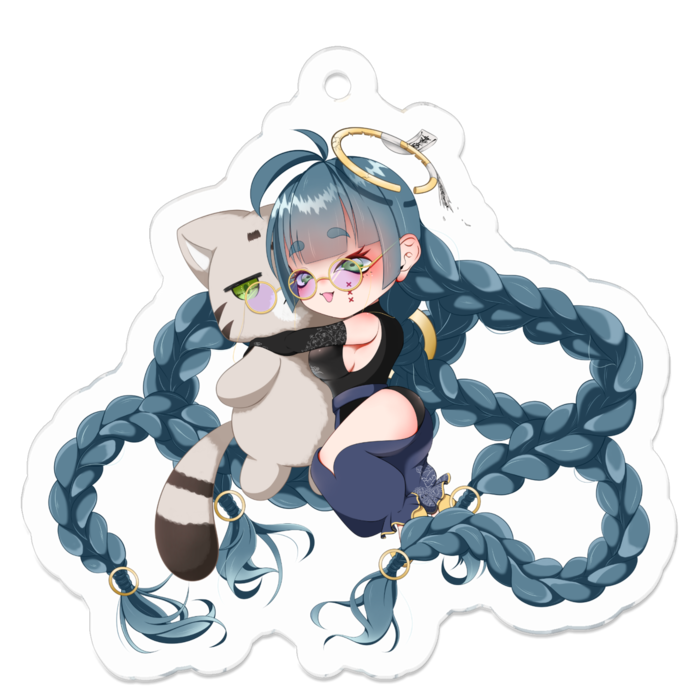 アクリルキーホルダー - 50 x 50 (mm)