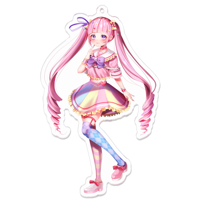 アクリルキーホルダー - 100 x 100 (mm)