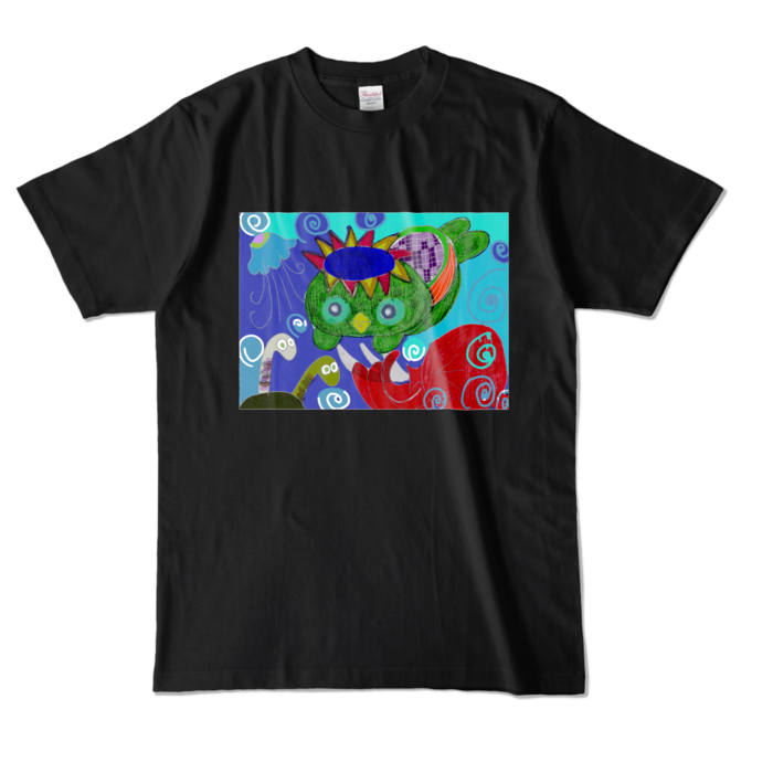 カラーTシャツ - L - ブラック (濃色)
