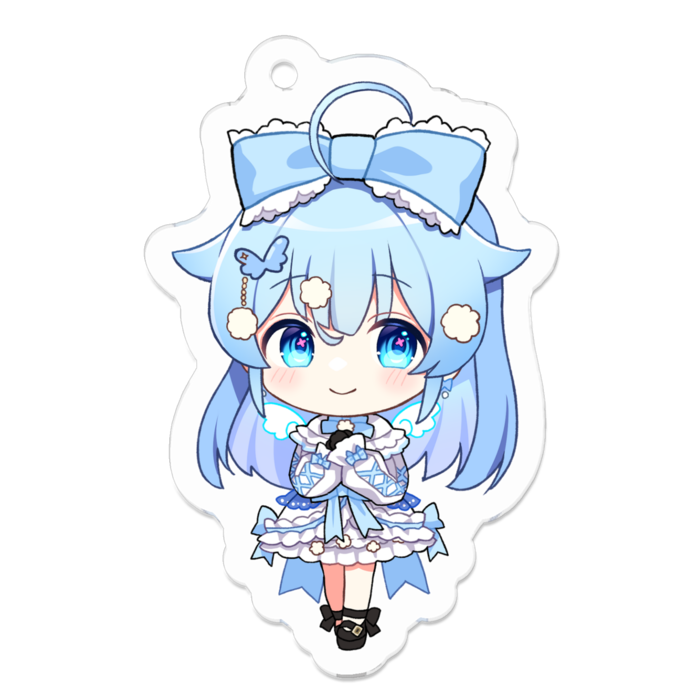 アクリルキーホルダー - 50 x 50 (mm)