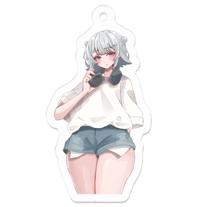 アクリルキーホルダー - 50 x 50 (mm)