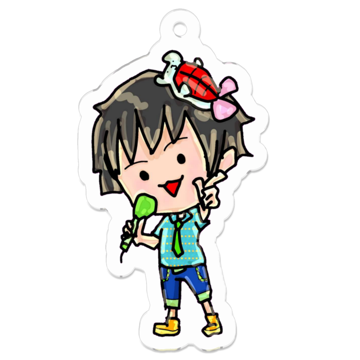 アクリルキーホルダー - 50 x 50 (mm)