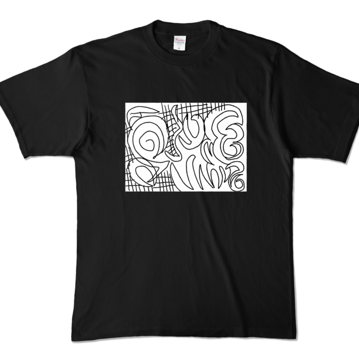 カラーTシャツ - XL - ブラック (濃色)