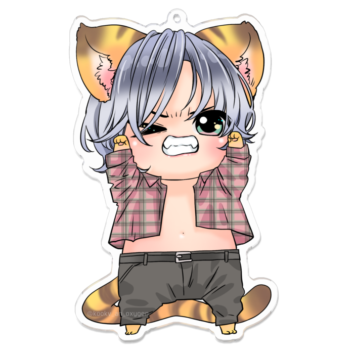 アクリルキーホルダー - 100 x 100 (mm)