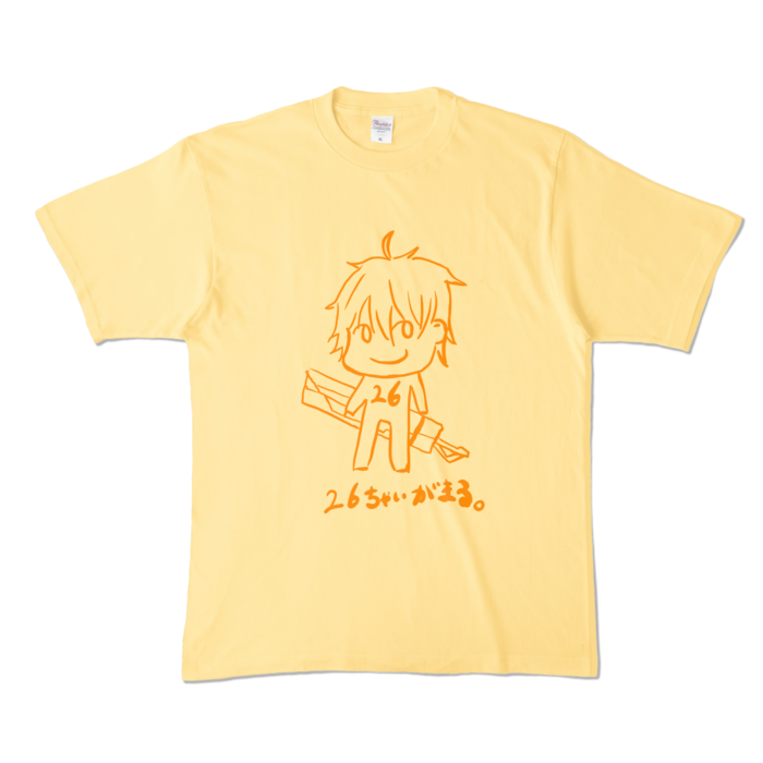 カラーTシャツ - XL - ライトイエロー (淡色)