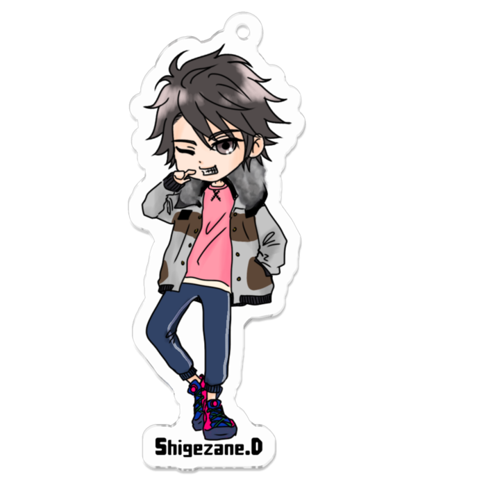 アクリルキーホルダー - 70 x 70 (mm)