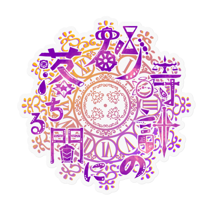 ステッカー(クリア) - 100 x 100 (mm)