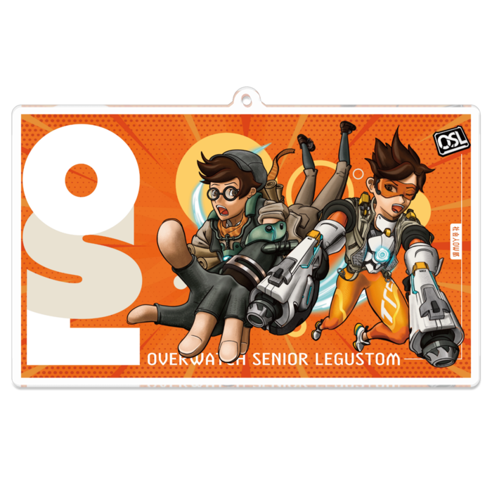 OSLキービジュアルアクリルキーホルダー - 100 x 100 (mm)