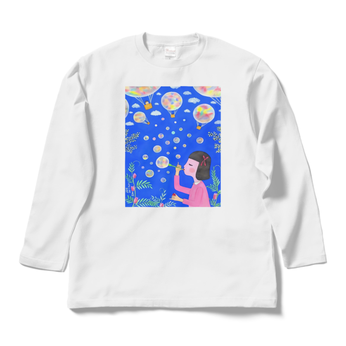 ロングスリーブTシャツ - L - ホワイト