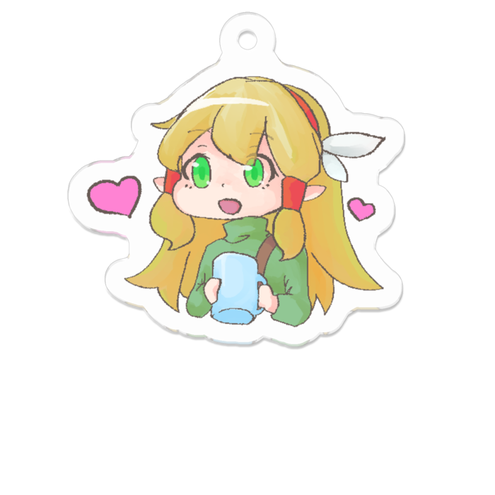 アクリルキーホルダー - 50 x 50 (mm)