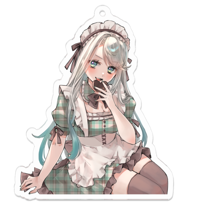 アクリルキーホルダー（コーティング） - 70 x 70 (mm)