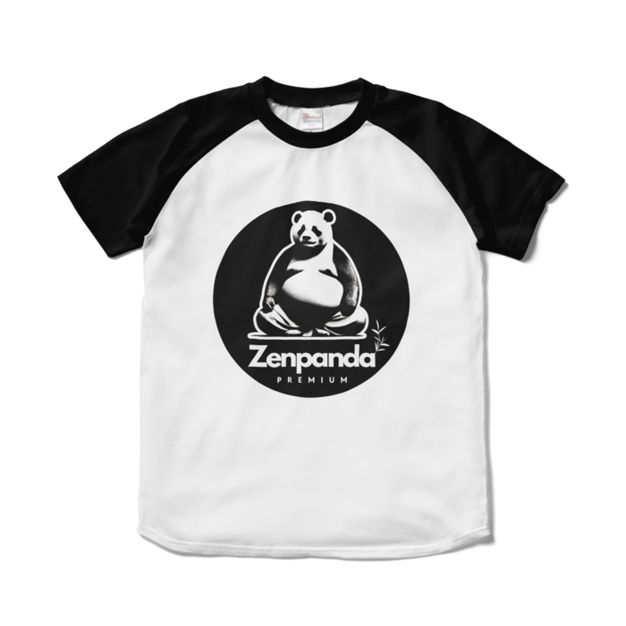 ラグランTシャツ - S - ホワイト×ブラック