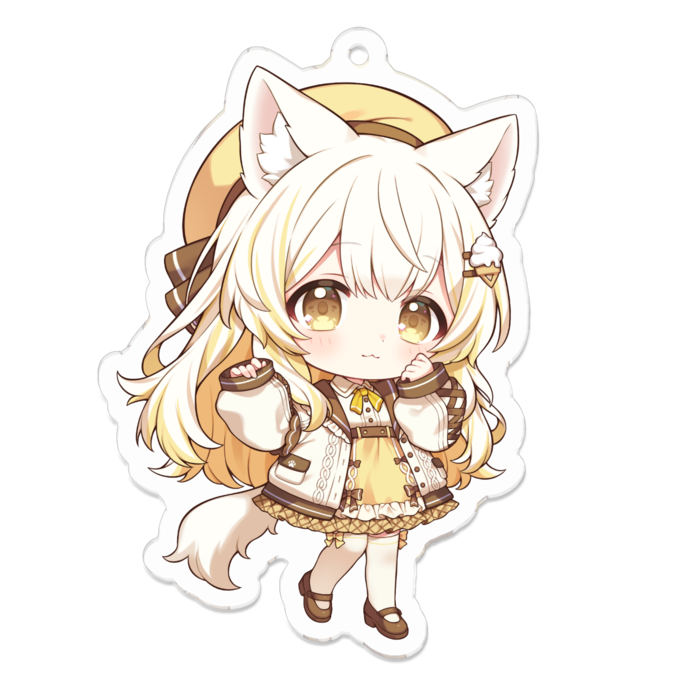 アクリルキーホルダー - 70 x 70 (mm)