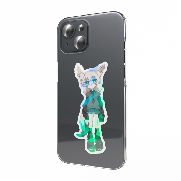 ホログラムスマホステッカー - 縦