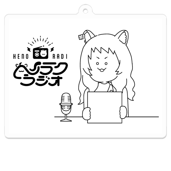 アクリルキーホルダー - 70 x 70 (mm)