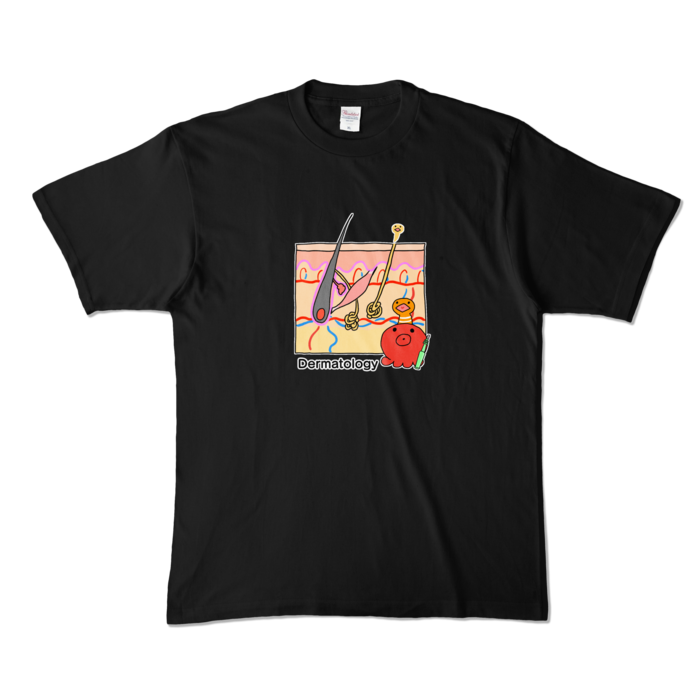 カラーTシャツ - XL - ブラック (濃色)