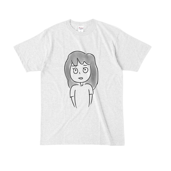 カラーTシャツ(淡色) - L - アッシュ