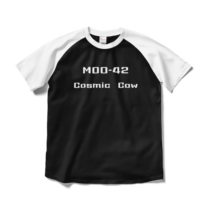 ラグランTシャツ - M - ブラック×ホワイト(2)