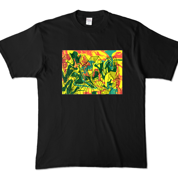 カラーTシャツ - XL - ブラック (濃色)