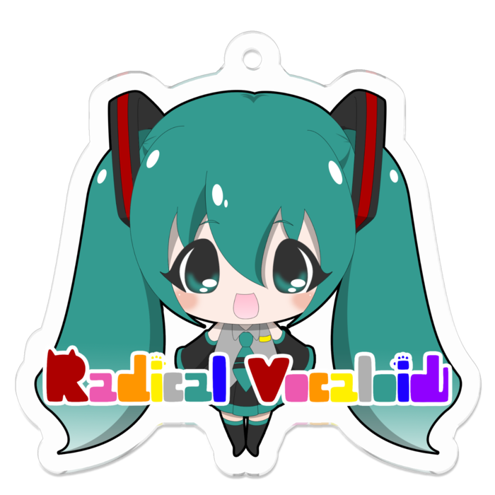 アクリルキーホルダー - 50 x 50 (mm)