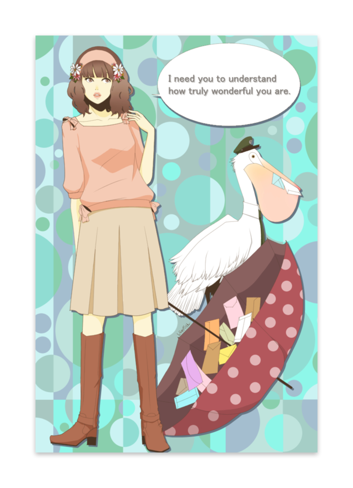 ポストカード(10枚セット) - ヴァンヌーボVGスノーホワイト195kg