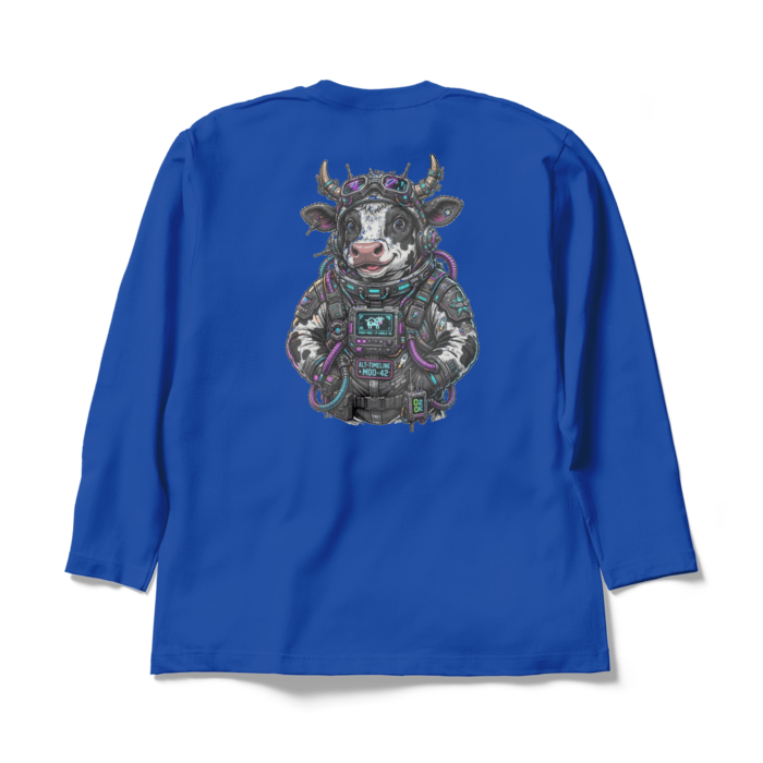ロングスリーブTシャツ - XL - ロイヤルブルー(1)