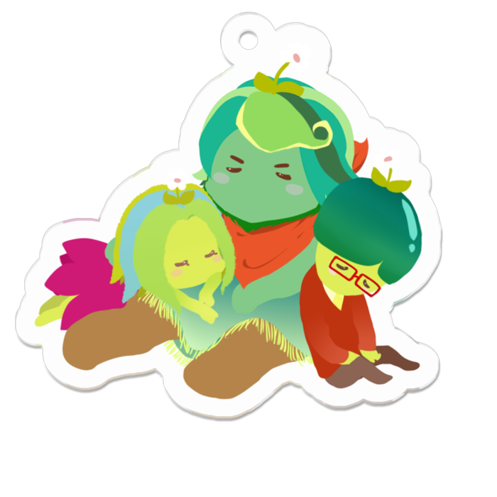 アクリルキーホルダー - 50 x 50 (mm)