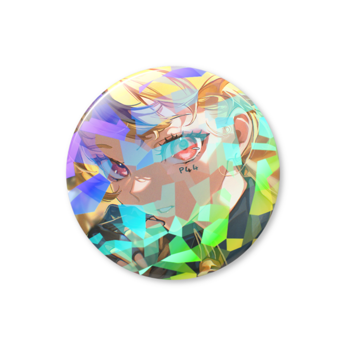 ホログラム缶バッジ - 56mm