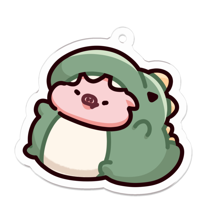 アクリルキーホルダー - 50 x 50 (mm)