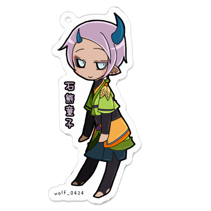 アクリルキーホルダー（コーティング） - 70 x 70 (mm)