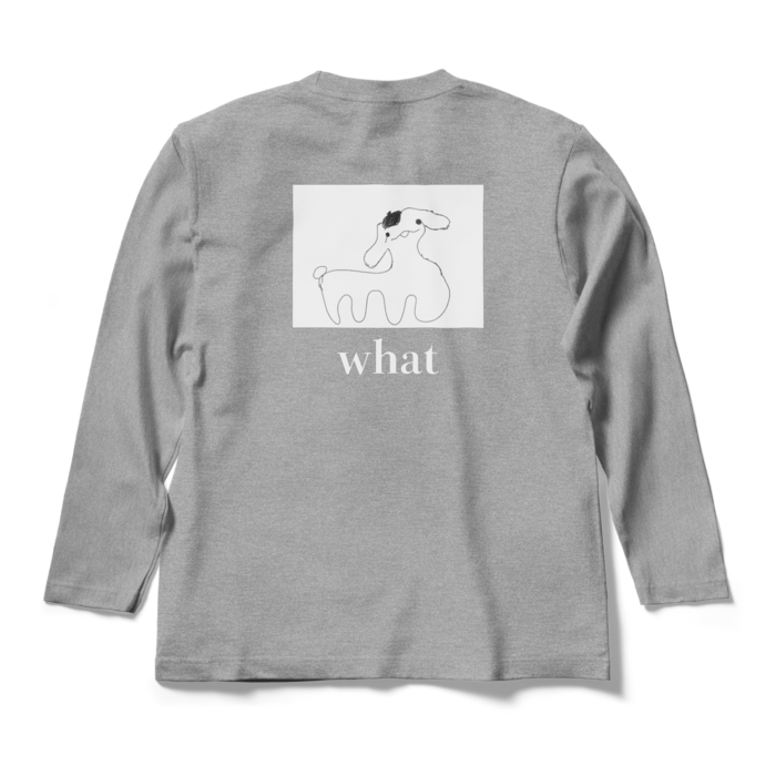 ロングスリーブTシャツ - M - 杢グレー