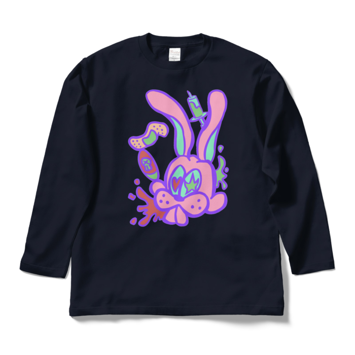 ロングスリーブTシャツ - L - ネイビー